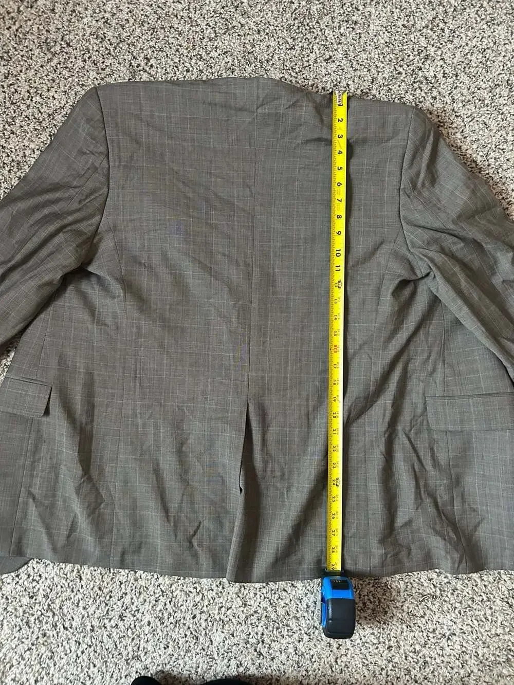 Ralph Lauren Mens Gray Glen Plaid Pure Wool Sport Coat Blazer